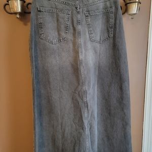 We The Free denim maxi skirt